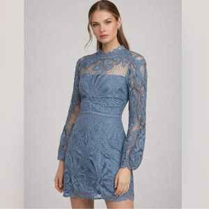 Lipsy London Blue Lace Mini Dress Size 2 | Screen Worn Cruel Intentions Prime